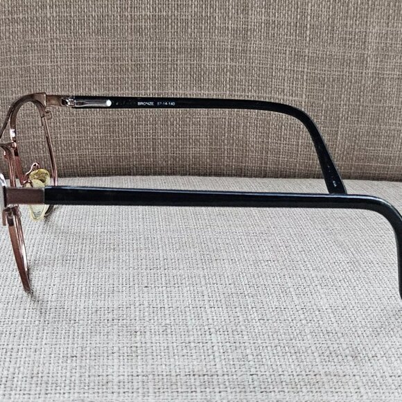 Kirkland Signature Men Eyeglasses/Glasses Frame Bronze BOSTON HEIGHT 57[]14 140 - Picture 8 of 12